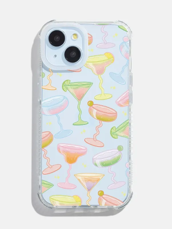 Cocktail Wiggle Shock iPhone Case sold by Skinnydip London