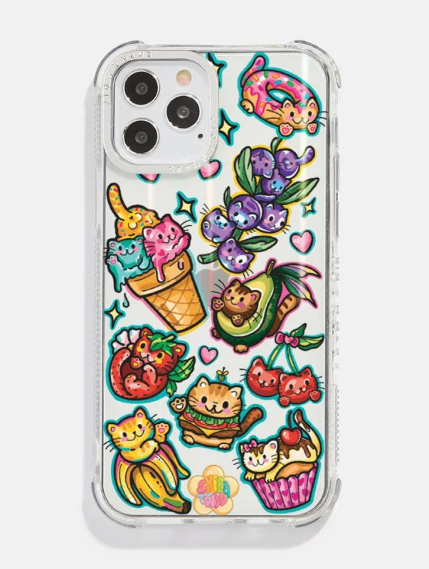 Shira Twig x Skinnydip Kitty Shock iPhone Case sold by Skinnydip London