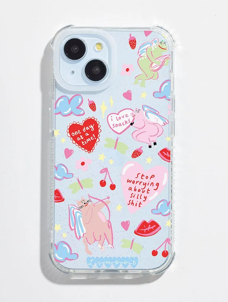 Limpet x Skinnydip Stop Worrying About Silly Shit Shock iPhone Case sold by Skinnydip London