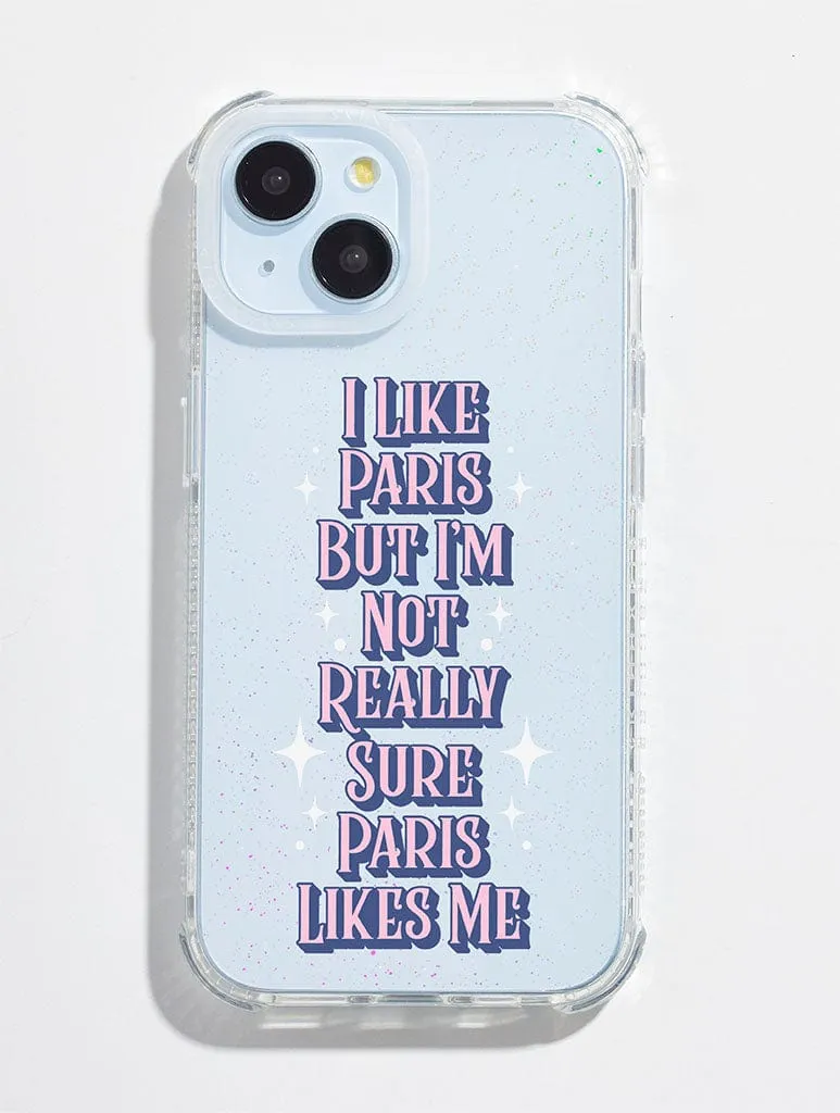I Like Paris Shock iPhone Case sold by Skinnydip London