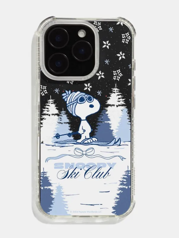 Peanuts x Skinnydip Snoopy Ski Club Shock iPhone Case sold by Skinnydip London