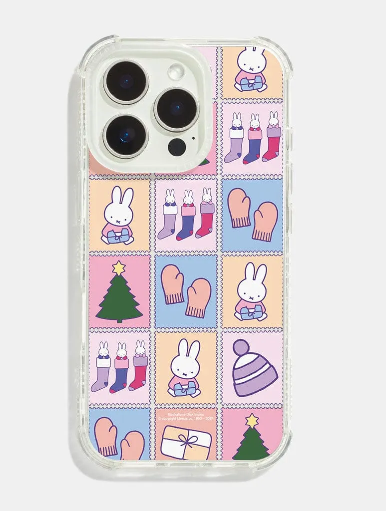 Miffy x Skinnydip Christmas Stamps Shock iPhone Case sold by Skinnydip London