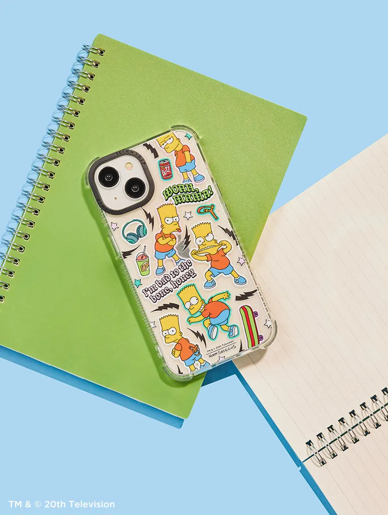 The Simpsons Bart Sticker Shock iPhone Case sold by Skinnydip London product image thumbnail 2