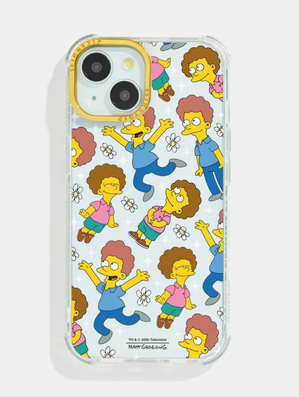 The Simpsons Rod & Todd Shock iPhone Case sold by Skinnydip London