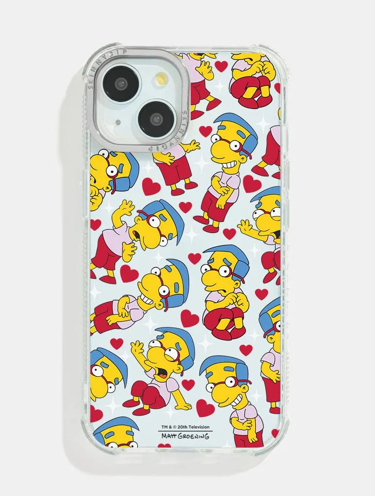 The Simpsons Milhouse Shock iPhone Case sold by Skinnydip London