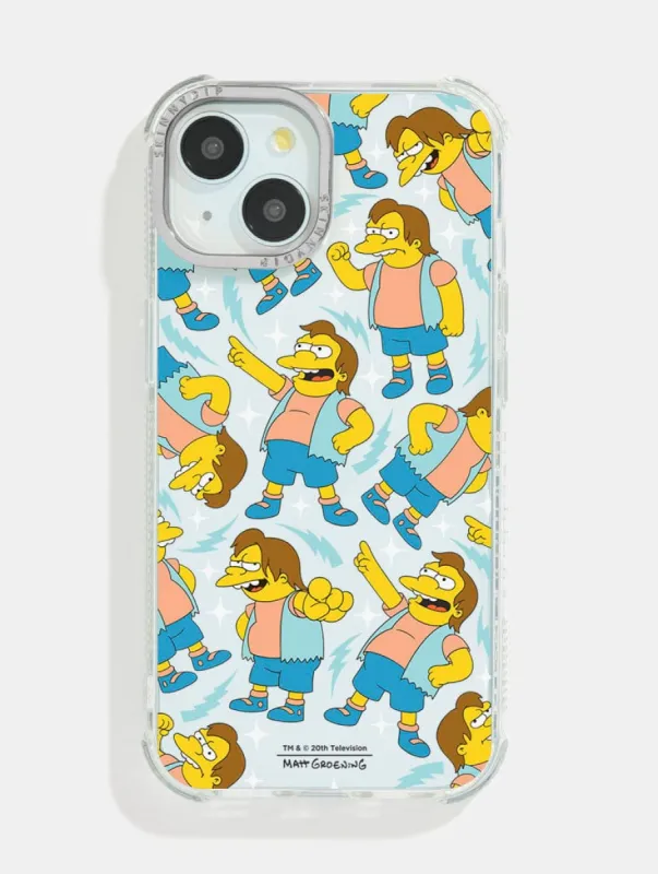 The Simpsons Nelson Shock iPhone Case sold by Skinnydip London