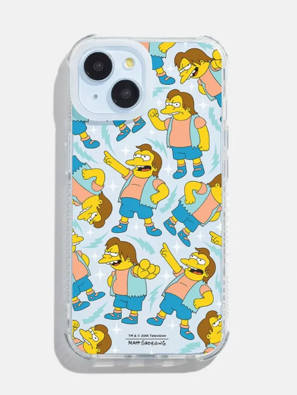 The Simpsons Nelson Shock iPhone Case sold by Skinnydip London