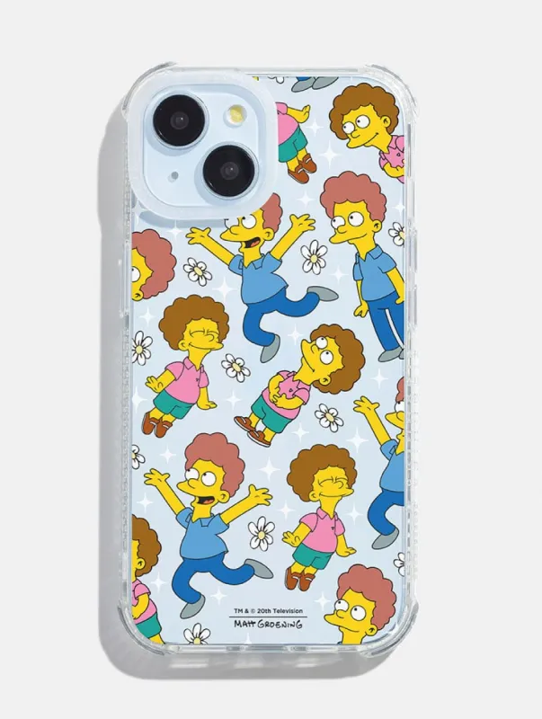 The Simpsons Rod & Todd Shock iPhone Case sold by Skinnydip London