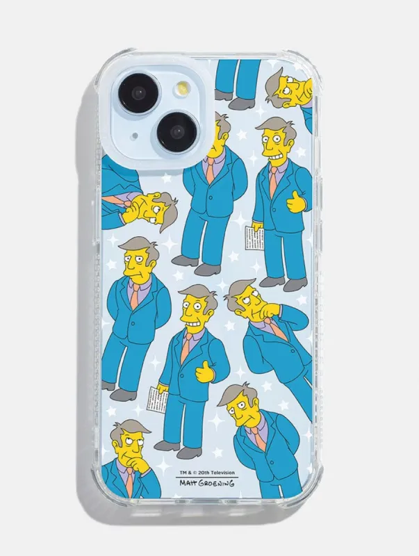The Simpsons Principal Skinner Shock iPhone Case sold by Skinnydip London