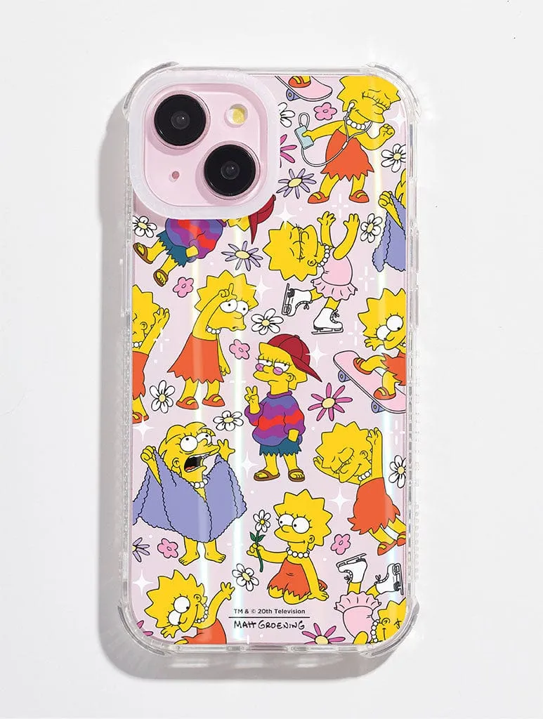 The Simpsons Lisa Shock iPhone Case sold by Skinnydip London
