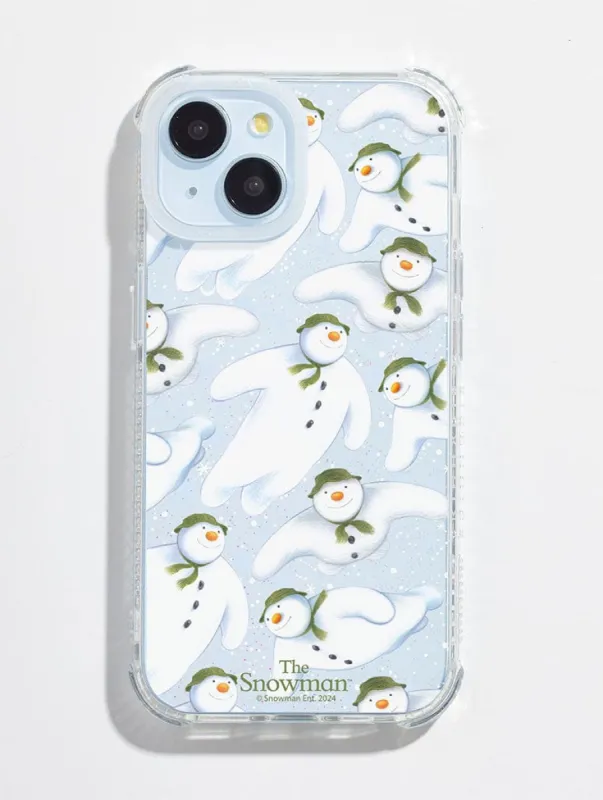 The Snowman Flying Shock iPhone Case sold by Skinnydip London