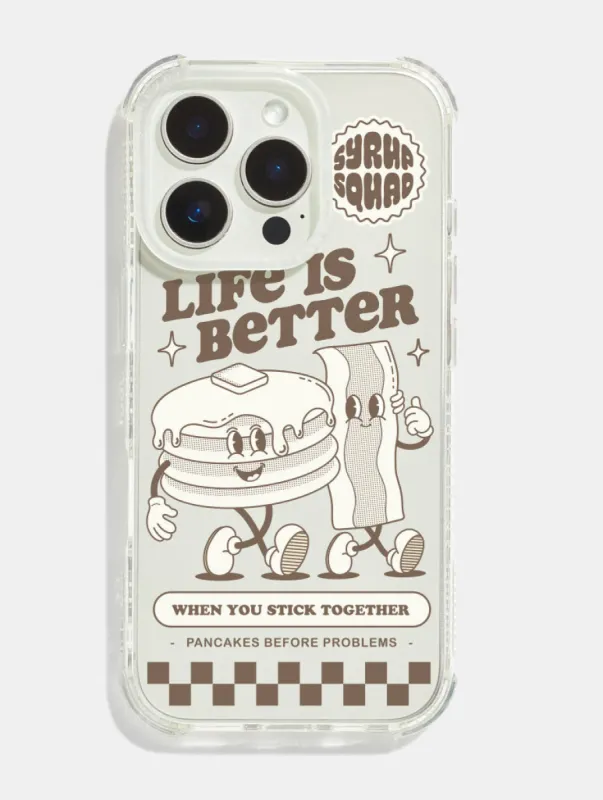 Pancakes & Bacon Shock iPhone Case sold by Skinnydip London