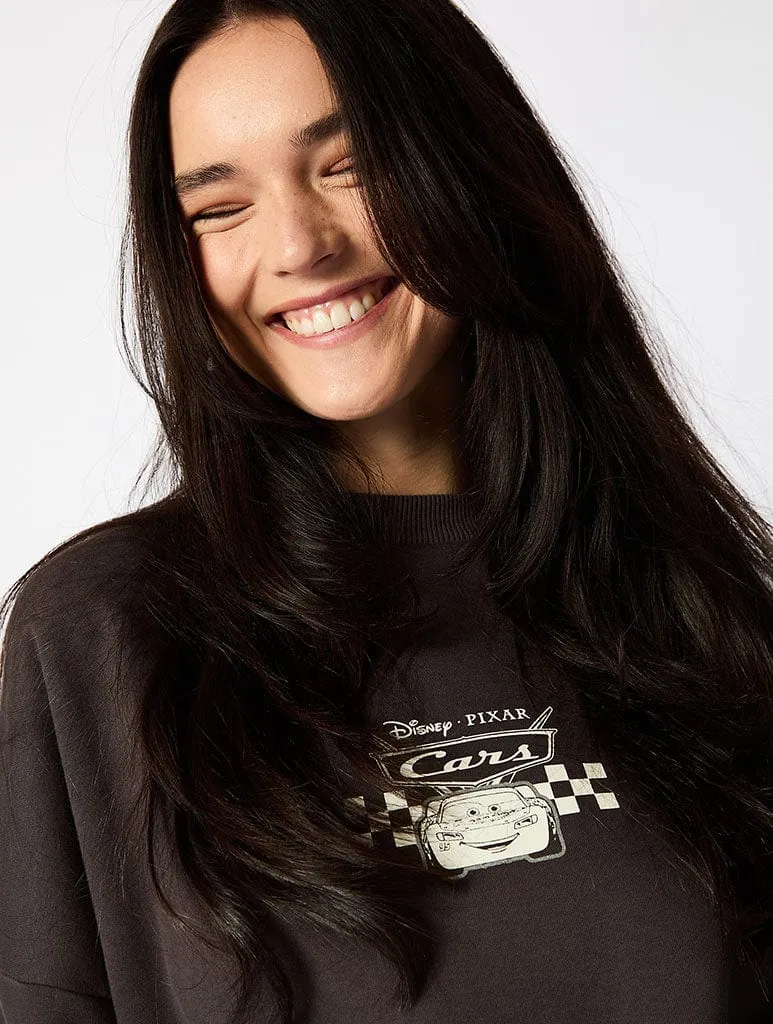 Disney Cars Sweatshirt In Charcoal sold by Skinnydip London product image thumbnail 2