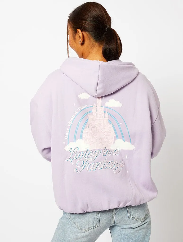 Disney Living In A Fantasy Hoodie sold by Skinnydip London