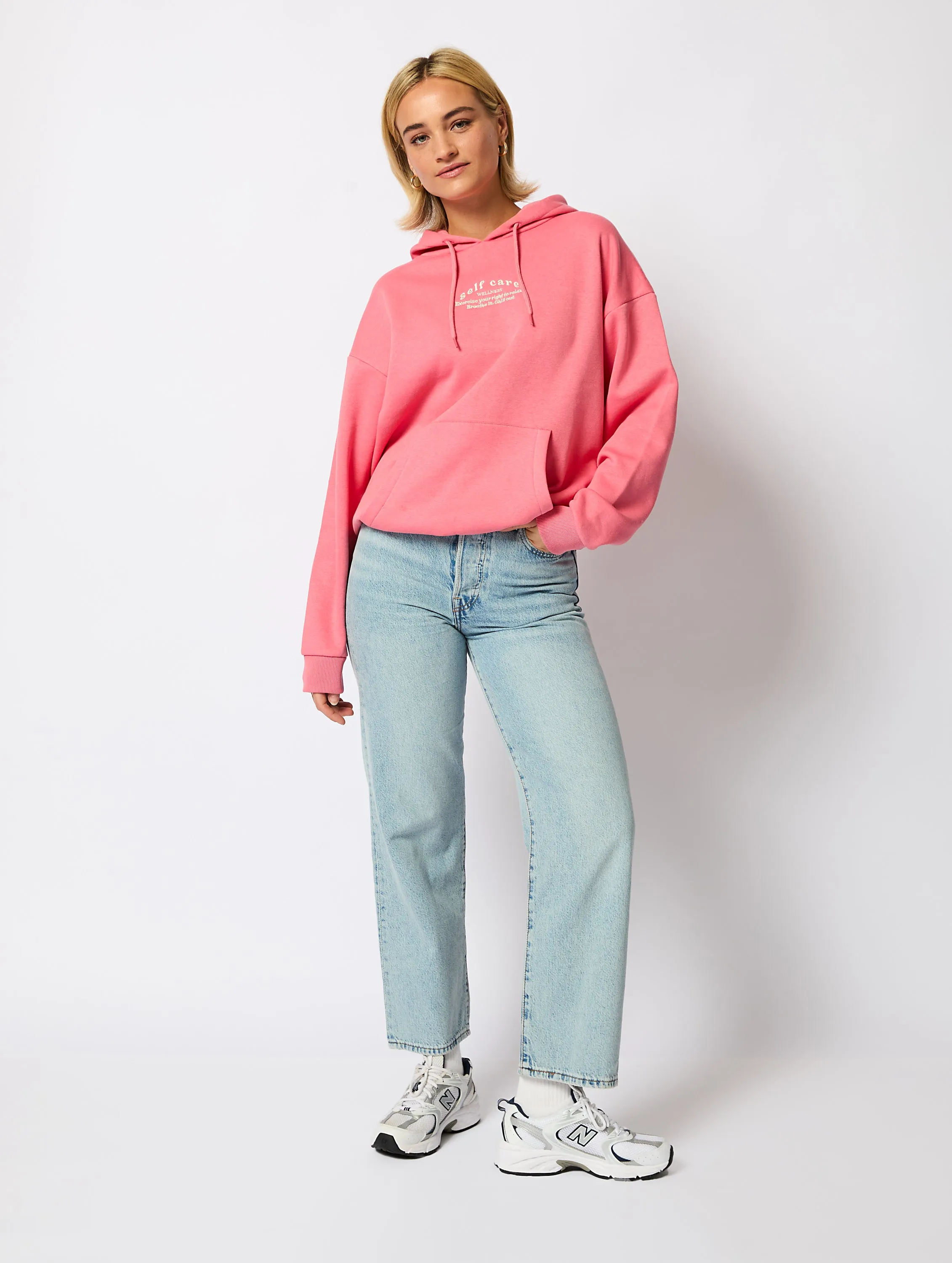 Wellness Hoodie in Pink sold by Skinnydip London product image thumbnail 2