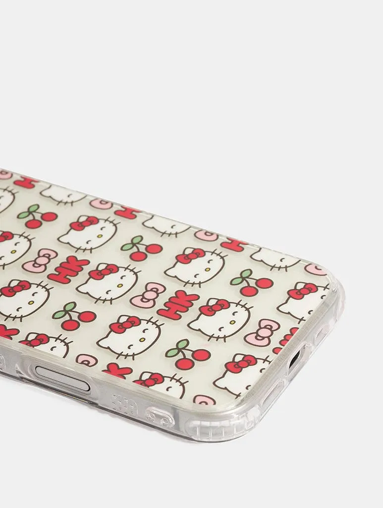 Hello Kitty x Skinnydip Cherry Repeat Case sold by Skinnydip London product image thumbnail 3