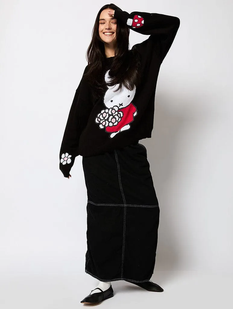 Miffy x Skinnydip Black Knitted Jumper sold by Skinnydip London product image thumbnail 4