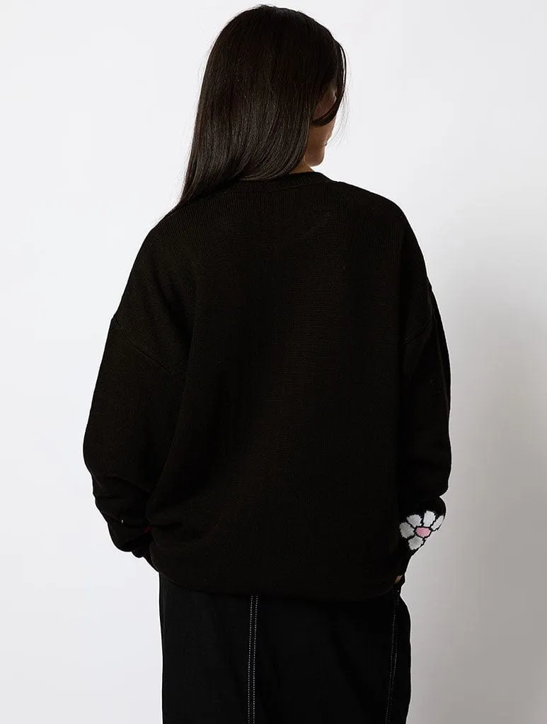Miffy x Skinnydip Black Knitted Jumper sold by Skinnydip London product image thumbnail 3