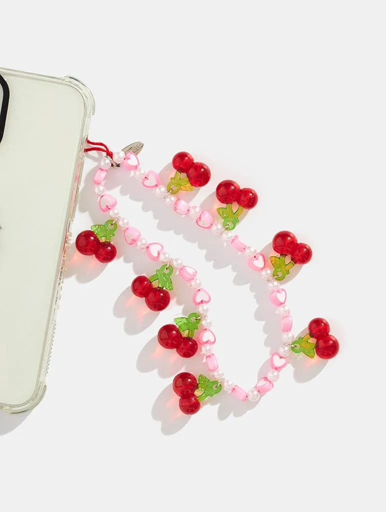 Cherry Heart Beaded Strap sold by Skinnydip London product image thumbnail 2