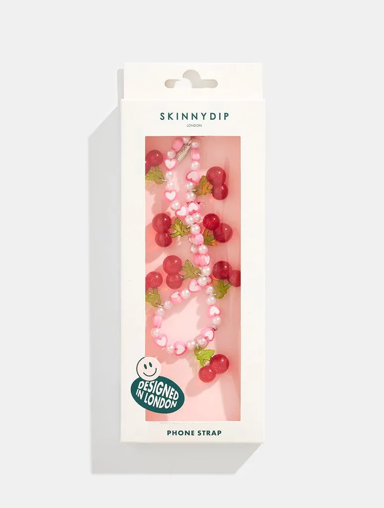 Cherry Heart Beaded Strap sold by Skinnydip London product image thumbnail 4