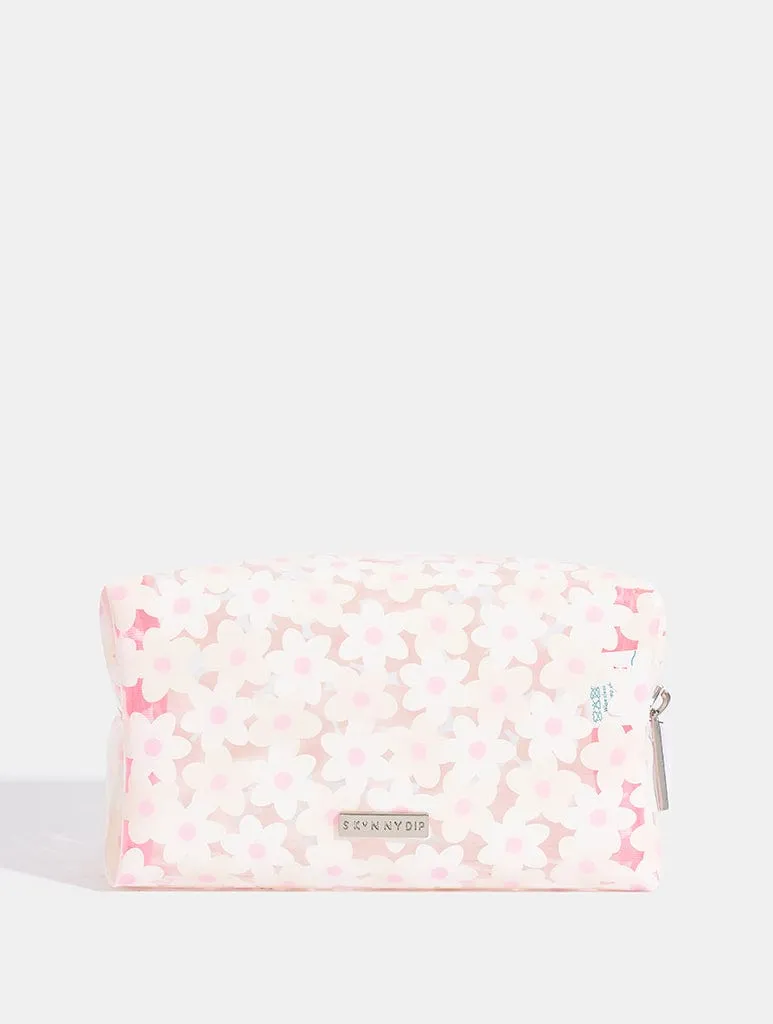White Daisy Makeup Bag sold by Skinnydip London product image thumbnail 5