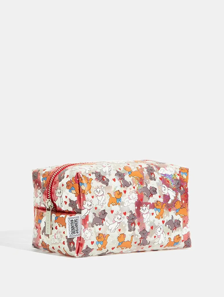 Disney Aristocats Ditsy Heart Makeup Bag sold by Skinnydip London product image thumbnail 5