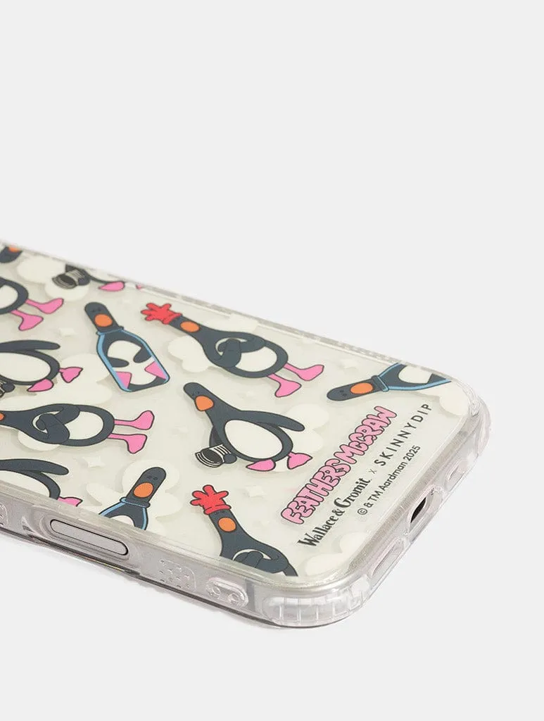 Wallace & Gromit x Skinnydip Feathers Repeat Shock iPhone Case sold by Skinnydip London product image thumbnail 2