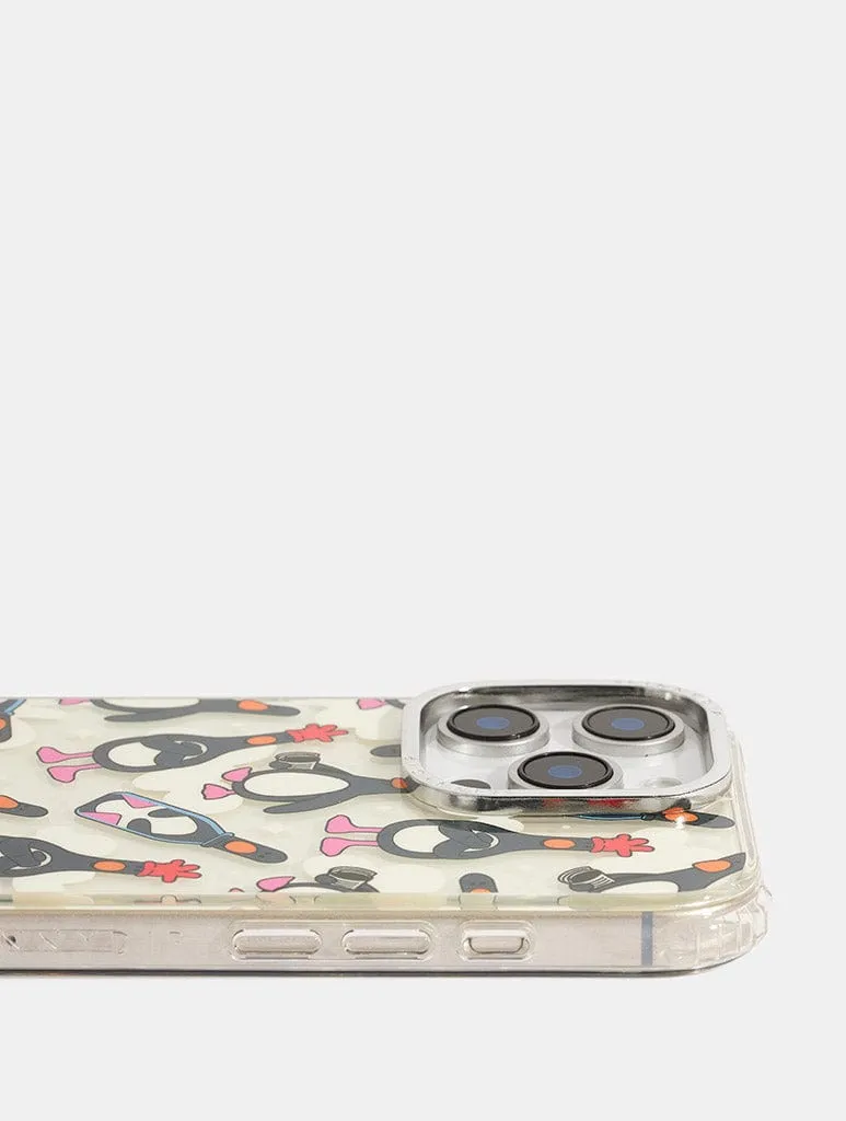 Wallace & Gromit x Skinnydip Feathers Repeat Shock iPhone Case sold by Skinnydip London product image thumbnail 3