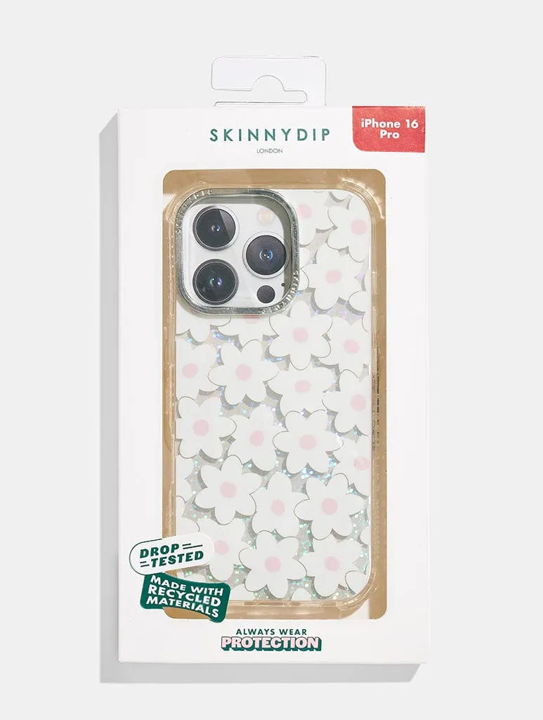 Ecru Multi Flower Shock iPhone Case sold by Skinnydip London product image thumbnail 4