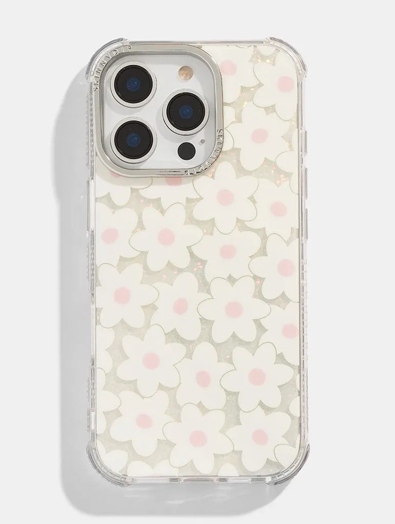 Ecru Multi Flower Shock iPhone Case sold by Skinnydip London