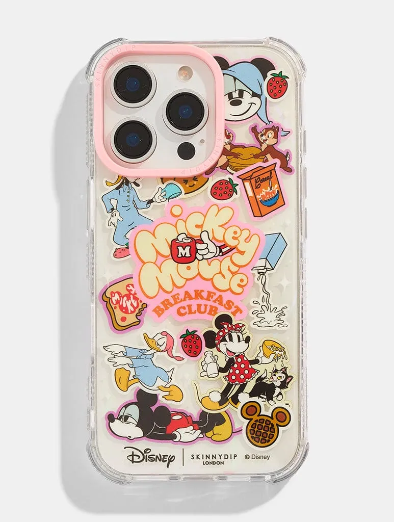 Disney Mickey Mouse Breakfast Club Shock iPhone Case sold by Skinnydip London