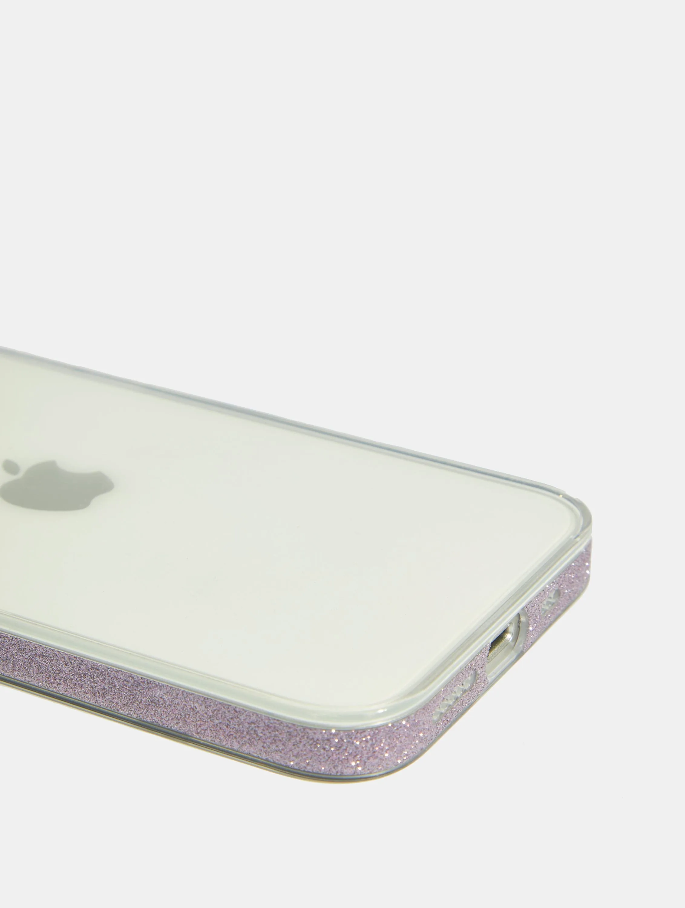 Lilac Glitter Frame iPhone Case sold by Skinnydip London product image thumbnail 3