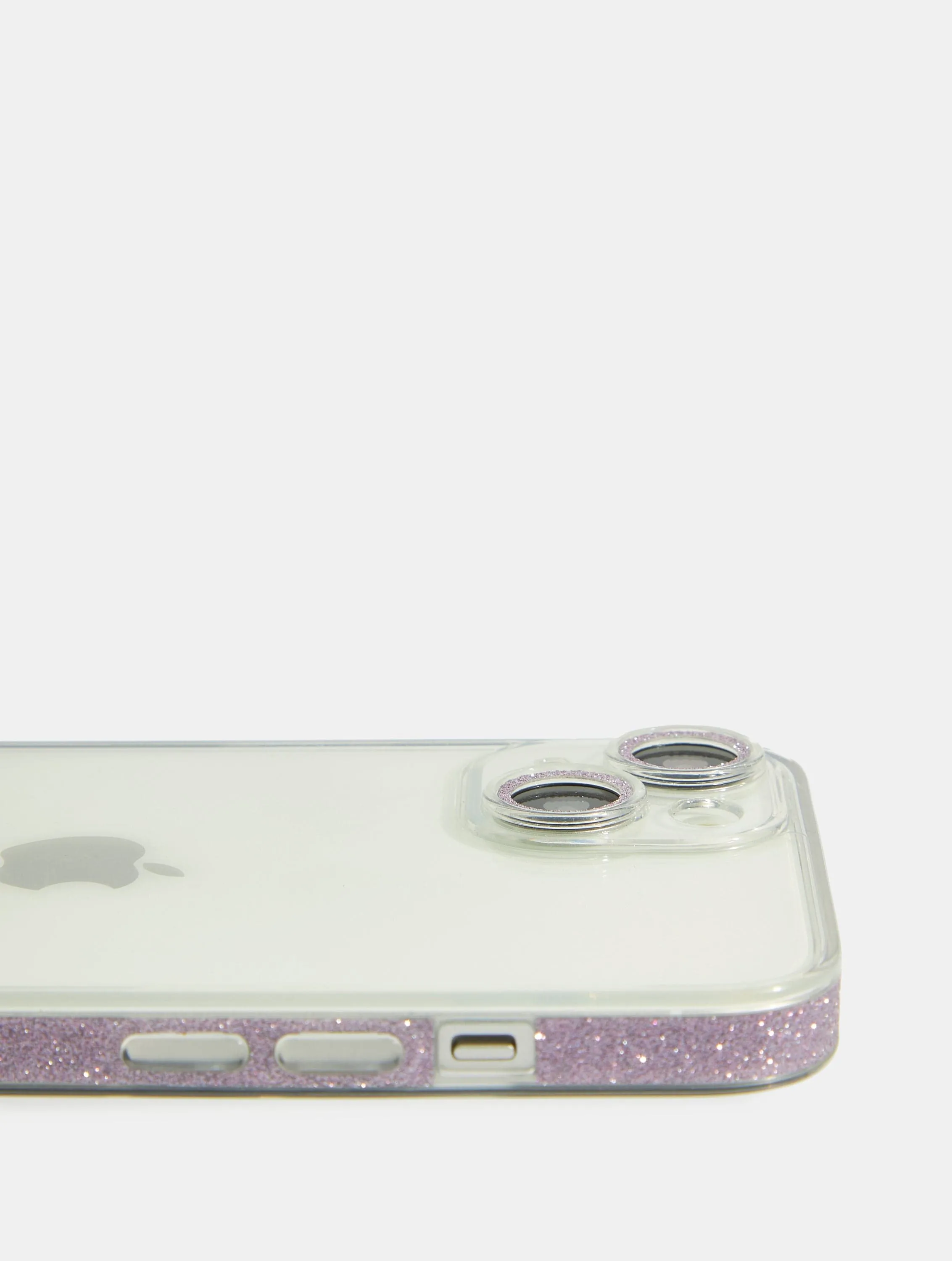 Lilac Glitter Frame iPhone Case sold by Skinnydip London product image thumbnail 2