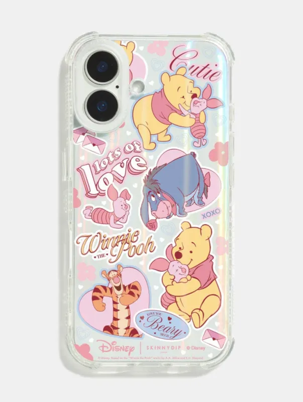 Disney Winnie The Pooh Love Sticker Shock iPhone Case sold by Skinnydip London
