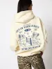 Out Of Your League Pickleball Hoodie in Ecru sold by Skinnydip London