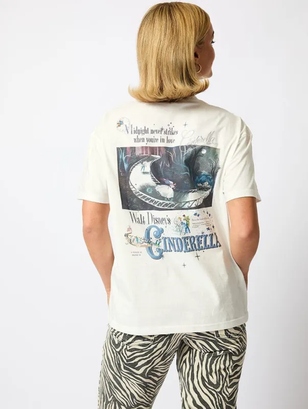 Disney Cinderella Vintage T-Shirt in Ecru sold by Skinnydip London