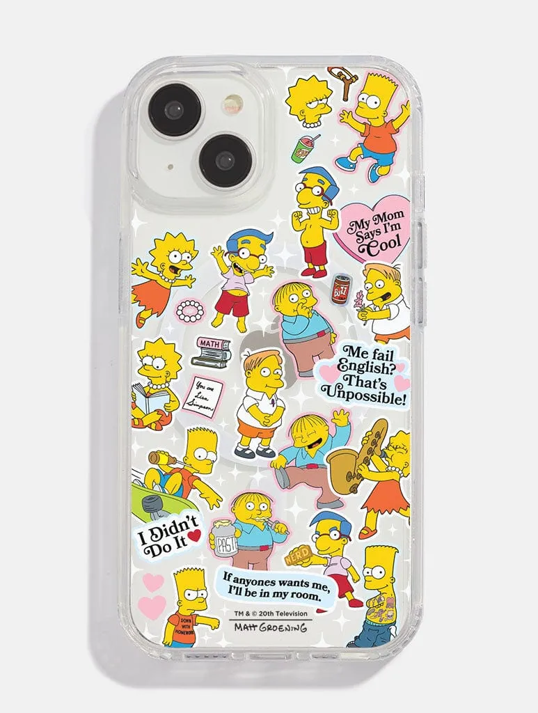 The Simpsons My Mom Says I'm Cool MagSafe iPhone Case sold by Skinnydip London