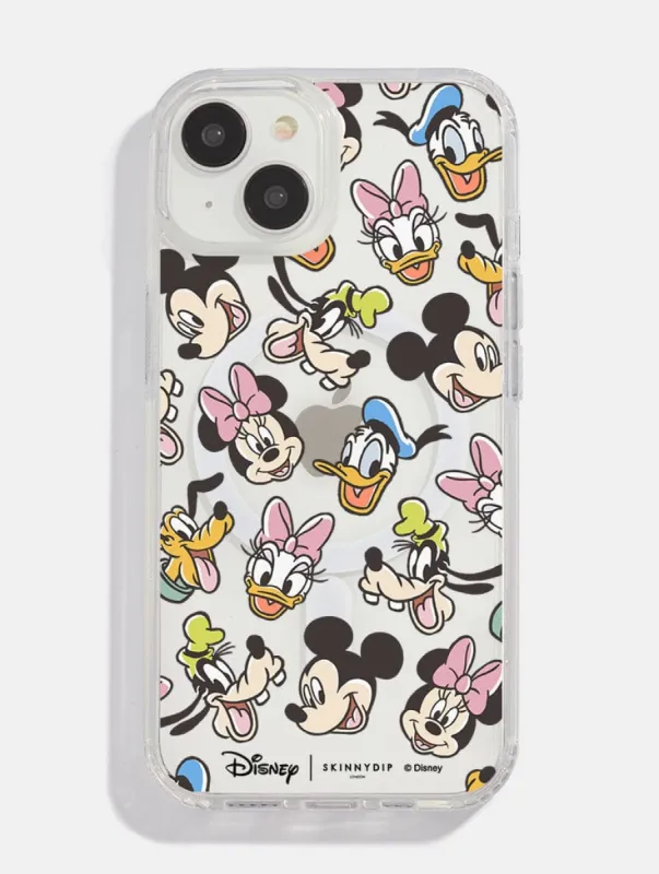 Disney Mickey, Minnie, Daisy, Donald, Goofy And Pluto MagSafe iPhone Case sold by Skinnydip London