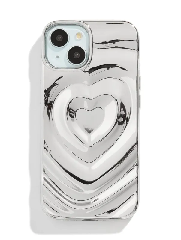3D Bow and Hearts iPhone Case sold by Skinnydip London