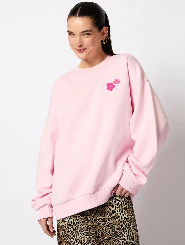 Disney Lots Of Love Winnie The Pooh Sweatshirt In Pink sold by Skinnydip London product image thumbnail 2
