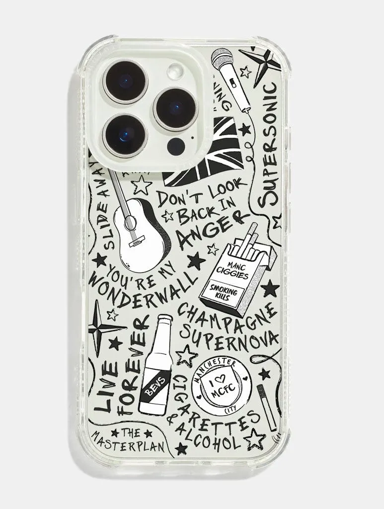 Oasis Doodle Shock iPhone Case sold by Skinnydip London product image thumbnail 2