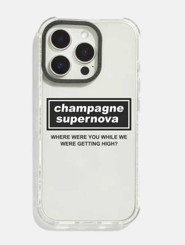 Champagne Supernova Shock iPhone Case sold by Skinnydip London