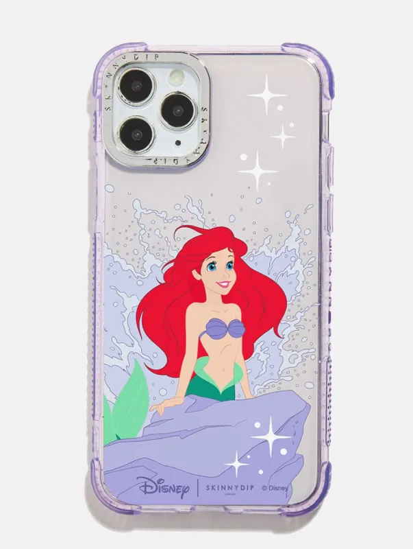 Disney Ariel Part of your World Lilac Shock iPhone Case sold by Skinnydip London