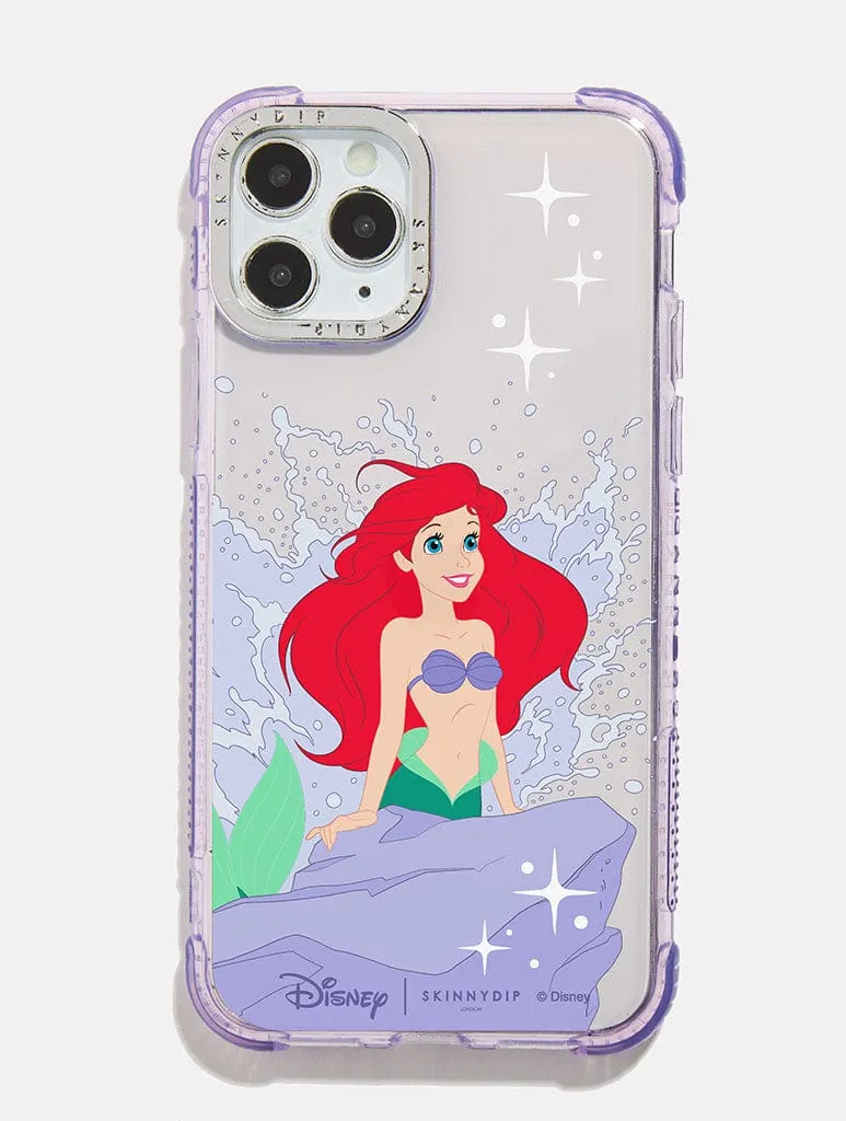 Disney Ariel Part of your World Lilac Shock iPhone Case sold by Skinnydip London