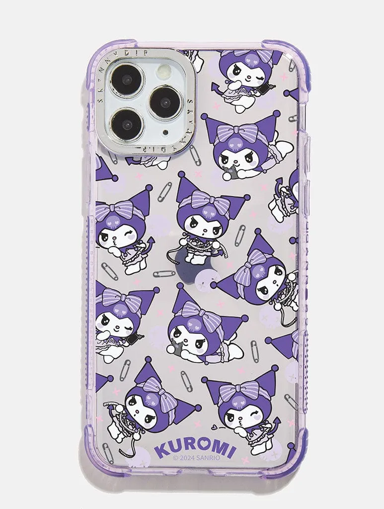 Hello Kitty & Friends Kuromi Lilac Shock iPhone Case sold by Skinnydip London