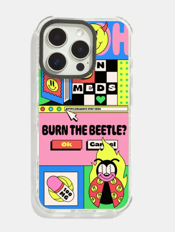 Ovcharka x Skinnydip Burn The Beetle Shock iPhone Case sold by Skinnydip London
