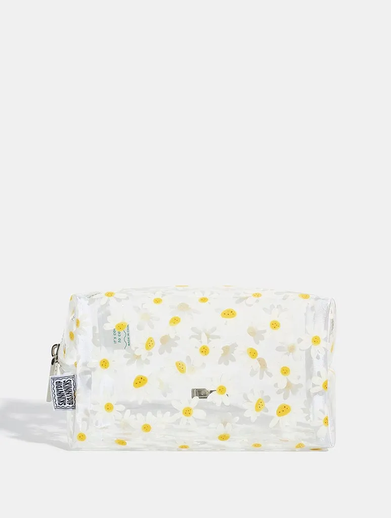Cute Daisy Makeup Bag sold by Skinnydip London