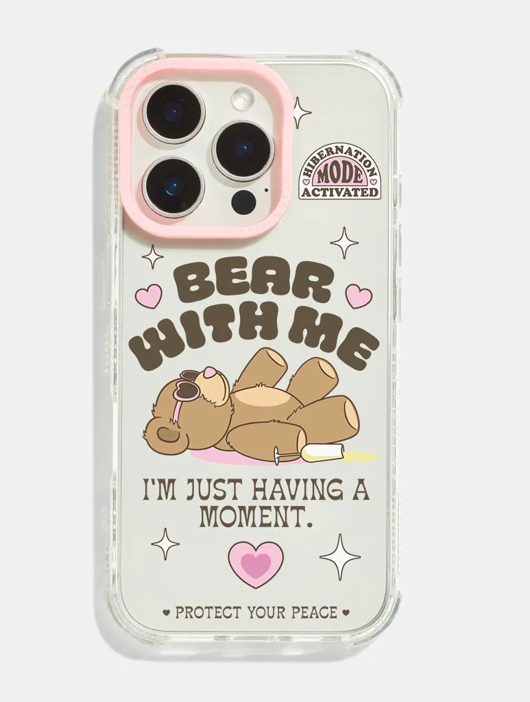 Bear With Me Shock iPhone Case sold by Skinnydip London