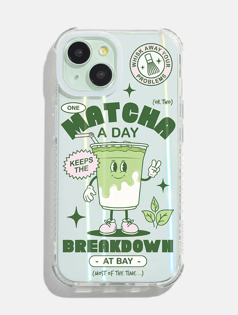 One Matcha A Day Shock iPhone Case sold by Skinnydip London