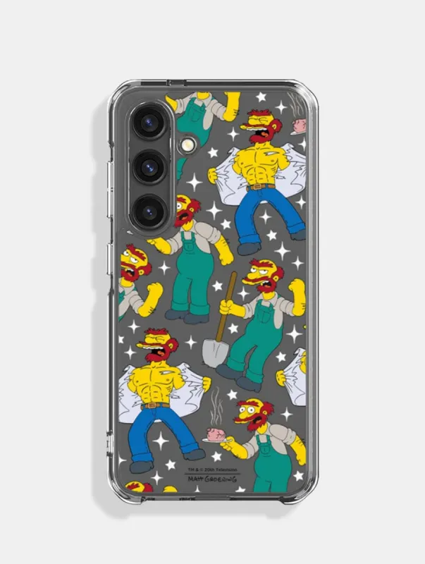 The Simpsons X Skinnydip Groundskeeper Willie Android Case sold by Skinnydip London